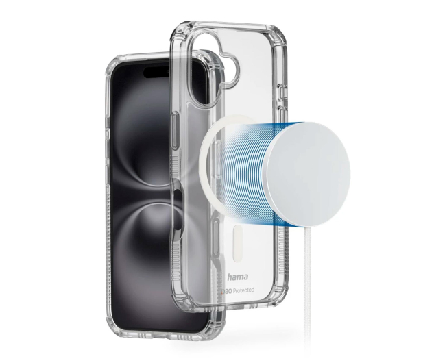 Hama FUTERAŁ GSM DO IPHONE 17 EXTREME PROTECT, PRZEZROCZYSTY - 1484736 - zdjęcie 4
